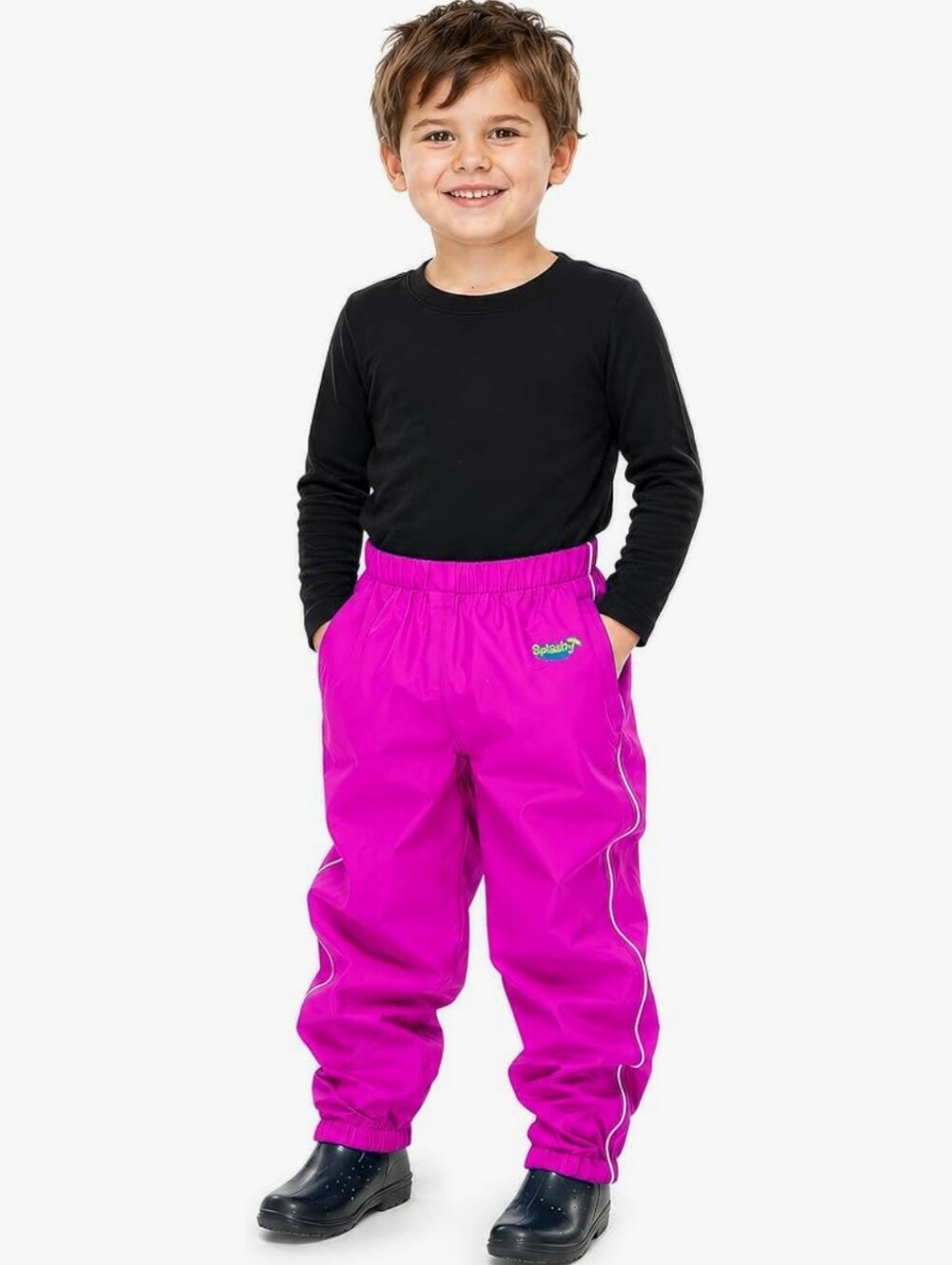 Splashy Pink Waterproof Rain Pants